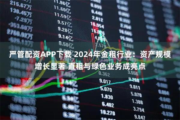 严管配资APP下载 2024年金租行业：资产规模增长显著 直租与绿色业务成亮点